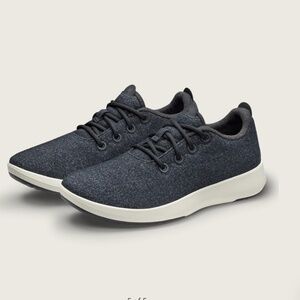 NEW Allbirds Wool Runner Mizzle (Natural Black top, Natural White sole) Size 12
